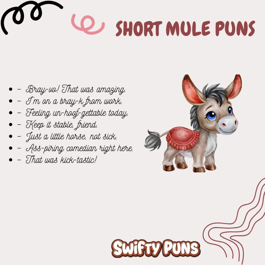 300 Best Mule Puns: Short, Cute, Funny, One-Liners & Captions For ...